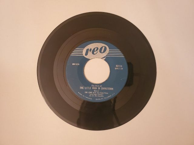 Jim Lowe with the High Fives The Story of The Little Man in Chinatown / The Green Door vinyl record
