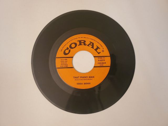 Teresa Brewer That Piano Man / Anymore vinyl record