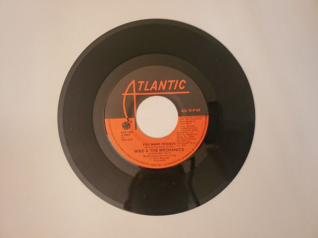 Mike & The Mechanics Too Many Friends / The Living Years vinyl record