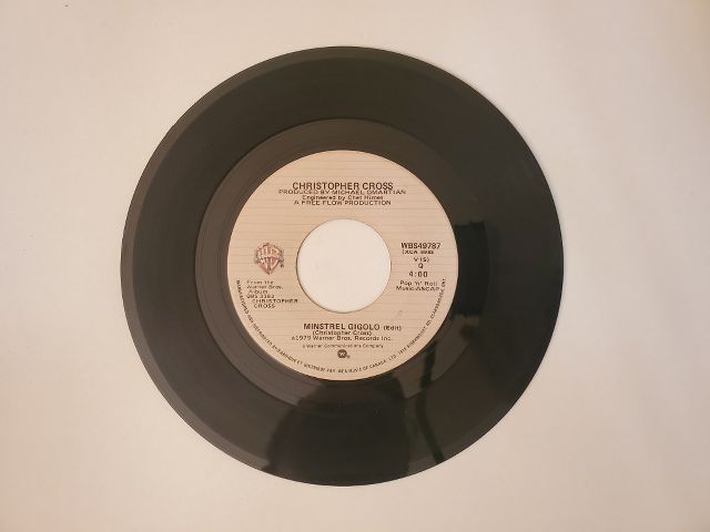 Christopher Cross Minstrel Gigolo / Arthur's Theme (Best That You Can Do) vinyl record