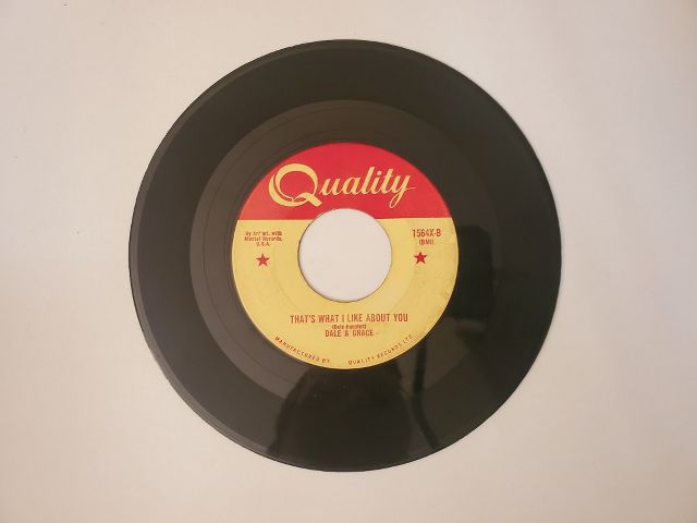 Dale & Grace That's What I Like About You / I'm Leaving It Up to You vinyl record