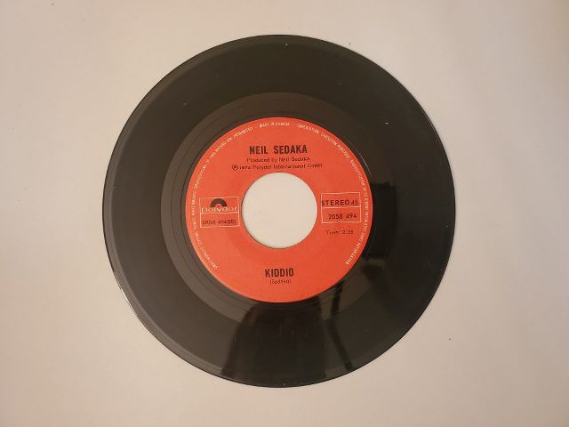 Neil Sedaka Kiddio / Laughter in the Rain vinyl record