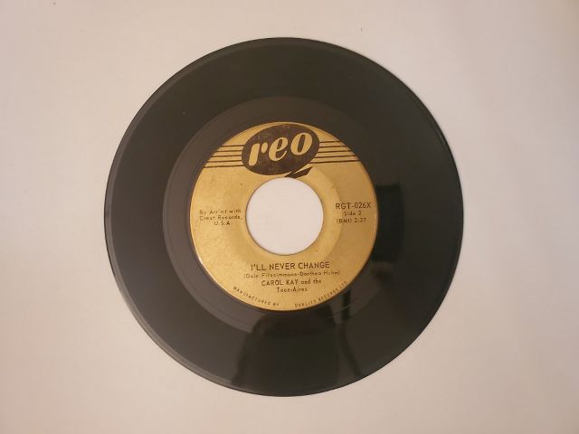 Carol Kay and the Teen-Aires I'll Never Change / Three Stars vinyl record