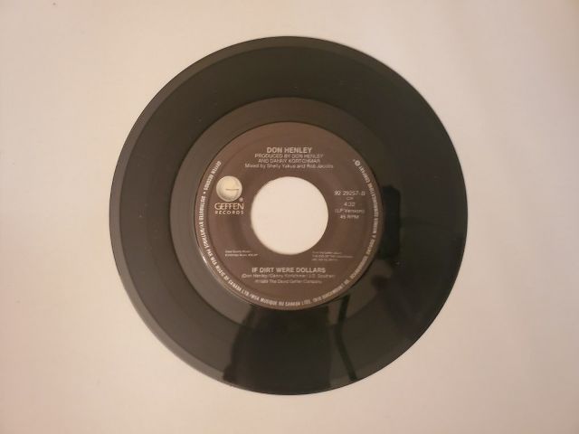 Don Henley If Dirt Were Dollars / The End of the Innocence vinyl record