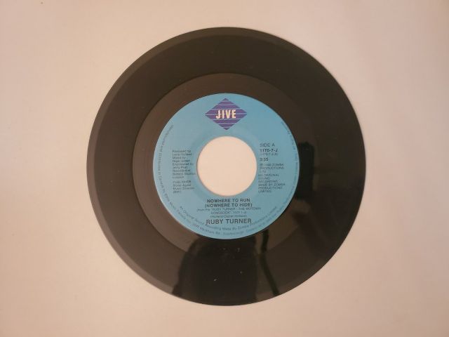 Ruby Turner Nowhere to Run (Nowhere to Hide) / Step In My Shoes vinyl record