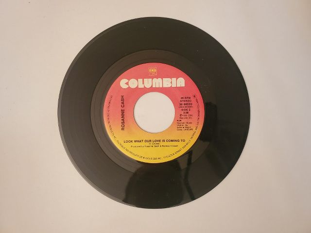 Rosanne Cash Look What Our Love Is Coming To / I Don't Want to Spoil the Party vinyl record