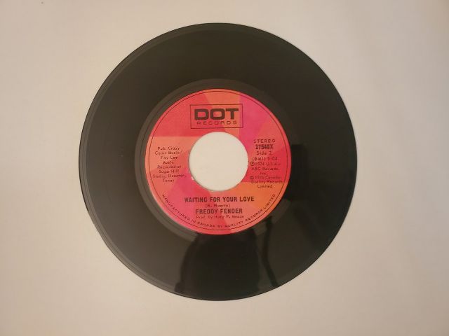Freddy Fender Waiting for Your Love / Before the Next Teardrop Falls vinyl record