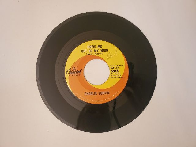 Charlie Louvin Drive Me Out of My Mind / I Forgot to Cry vinyl record