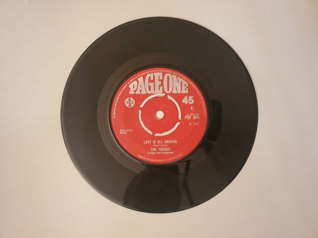 The Troggs Love Is All Around / When Will the Rain Come vinyl record