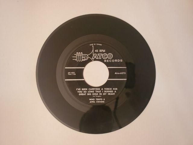 Nino Tempo & April Stevens I've Been Carrying a Torch for You So Long That I Burned a Great Big Hole in My Heart / Deep Purple vinyl record