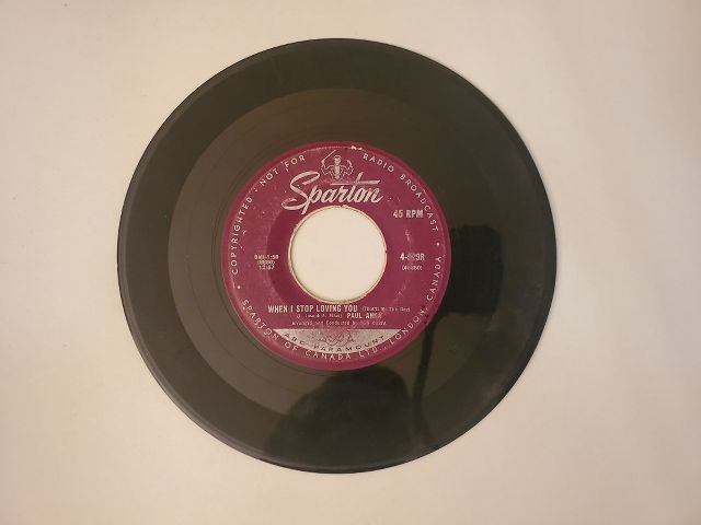 Paul Anka When I Stop Loving You (That'll Be the Day) / You Are My Destiny vinyl record