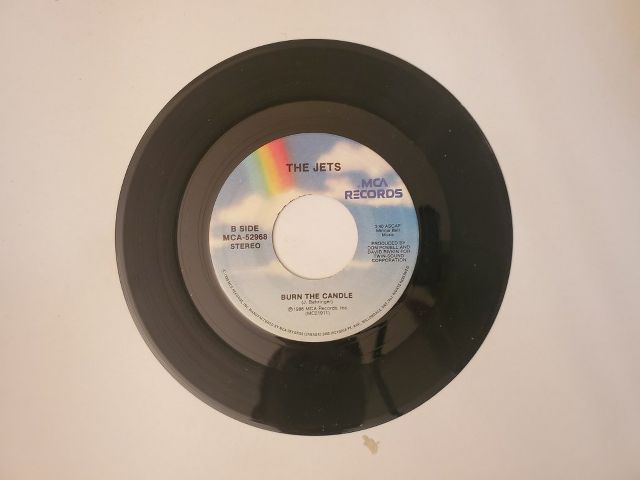 The Jets Burn the Candle / You Got It All vinyl record