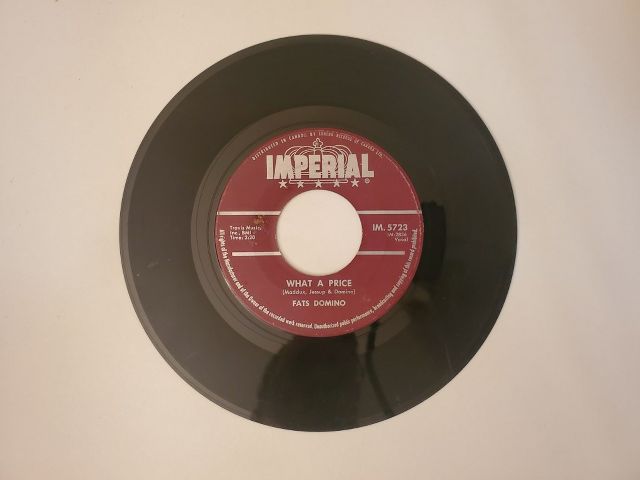 Fats Domino What a Price / Ain't That Just Like a Woman vinyl record