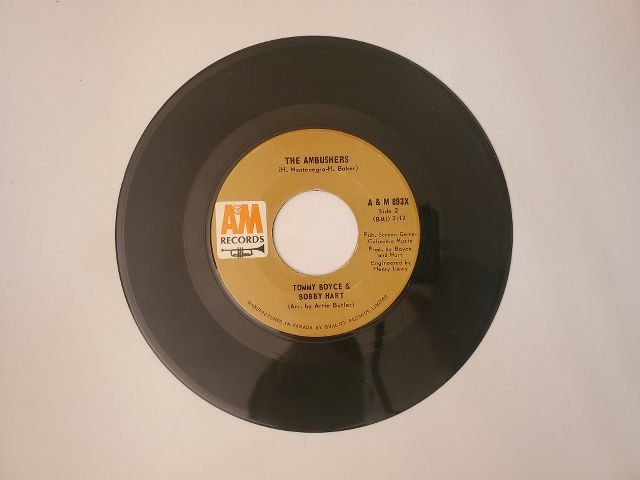 Tommy Boyce & Bobby Hart The Ambushers / I Wonder What She's Doing Tonite vinyl record