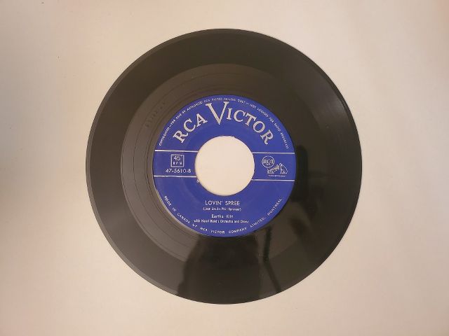 Eartha Kitt Lovin' Spree / Somebody Bad Stole de Wedding Bell vinyl record