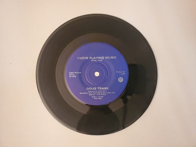 Doug Trask I Love Playing Music / Leaving On Your Mind vinyl record
