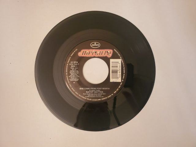 Kathy Mattea She Came From Fort Worth / Here's Hopin' vinyl record