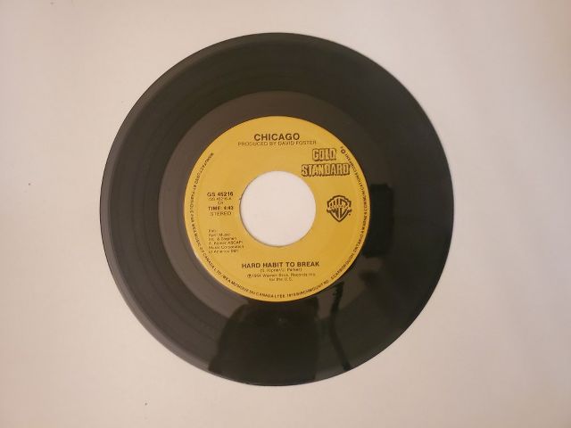 Chicago Hard Habit to Break / You're the Inspiration vinyl record