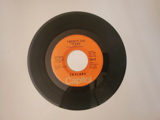 Skylark Twenty-Six Years / I'll Have to Go Away (Saying Goodbye Is Not Easy) vinyl record