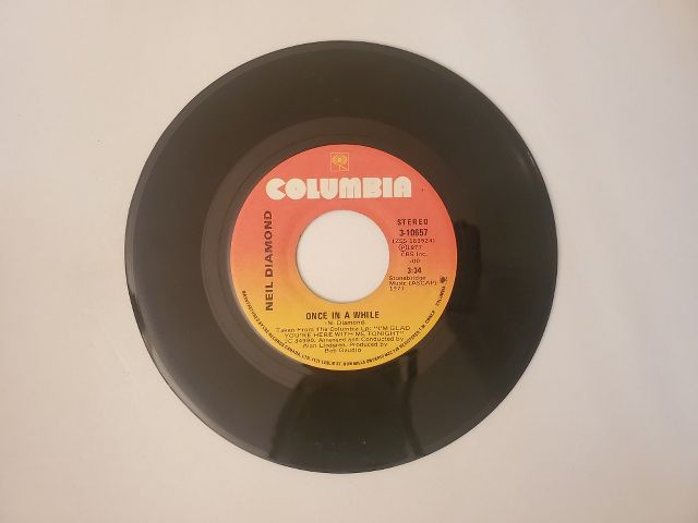 Neil Diamond Once In A While / Desir?e vinyl record