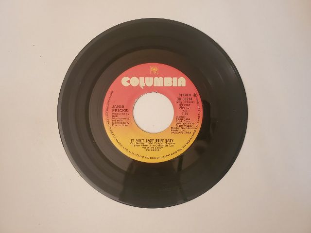 Janie Fricke It Ain't Easy Bein' Easy / A Little More Love vinyl record