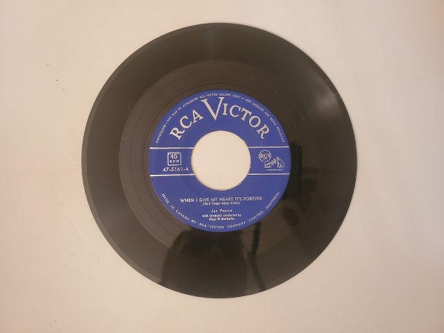 Jan Peerce When I Give My Heart (It's Forever) / Encore vinyl record