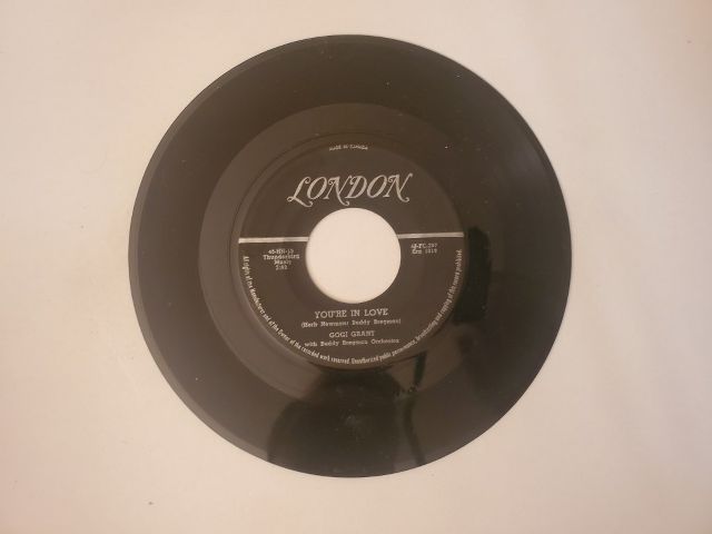 Gogi Grant You're In Love / When the Tide is High vinyl record