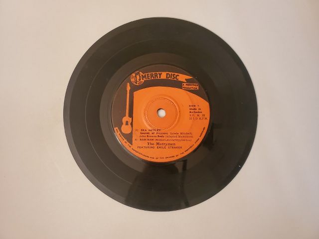 The Merrymen featuring Emile Straker Ska Medley,Bam Bam / '67 Calypso,Ribbon of Darkness vinyl record