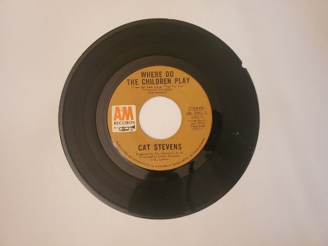 Cat Stevens Where Do the Children Play / Peace Train vinyl record