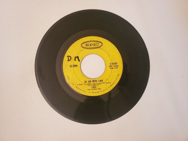 Lulu To Sir With Love / The Boat That I Row vinyl record