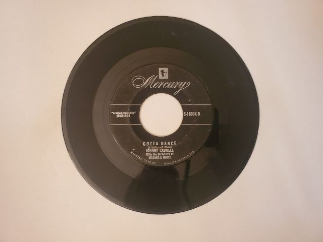 Johnny Caswell Gotta Dance / At the Shore vinyl record