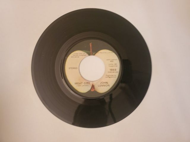 John Lennon Meat City / Mind Games vinyl record