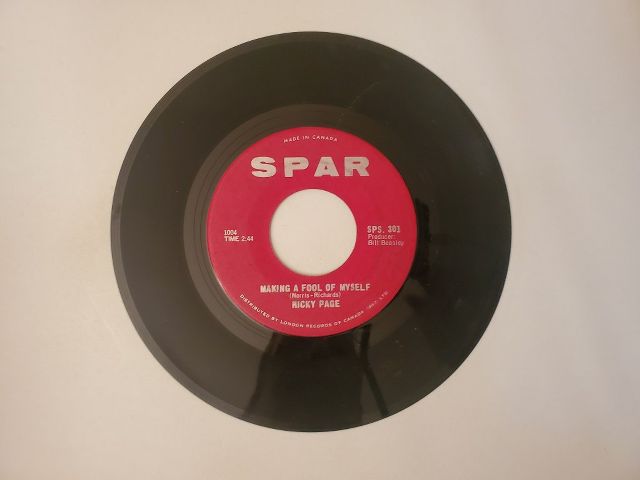 Ricky Page Making a Fool of Myself / Harper Valley P.T.A. vinyl record