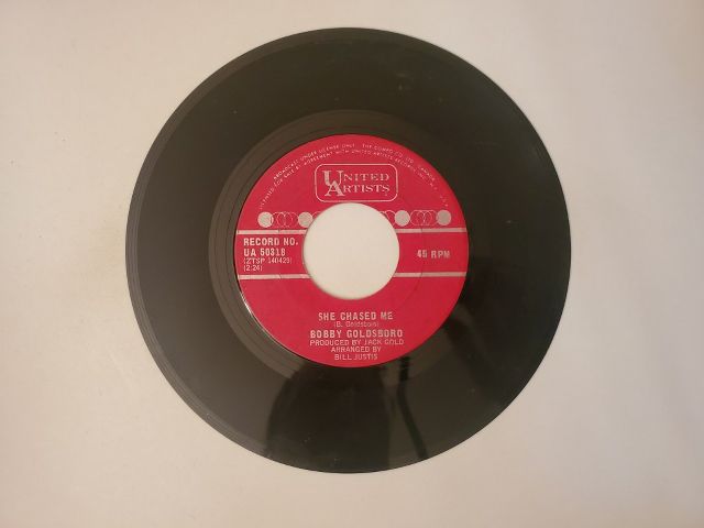 Bobby Goldsboro She Chased Me / Autumn of My Life vinyl record