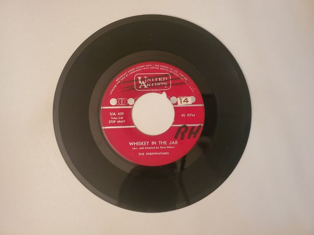 The Highwaymen Whiskey in the Jar / I'm On My Way vinyl record