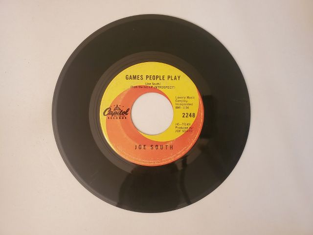 Joe South Games People Play / Mirror of Your Mind vinyl record