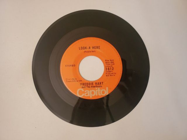 Freddie Hart Look-A Here / Trip to Heaven vinyl record