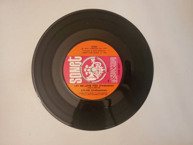 Sylvia (Vrethammar) Let Me Love You (Finalmente) / Y Viva Espana vinyl record