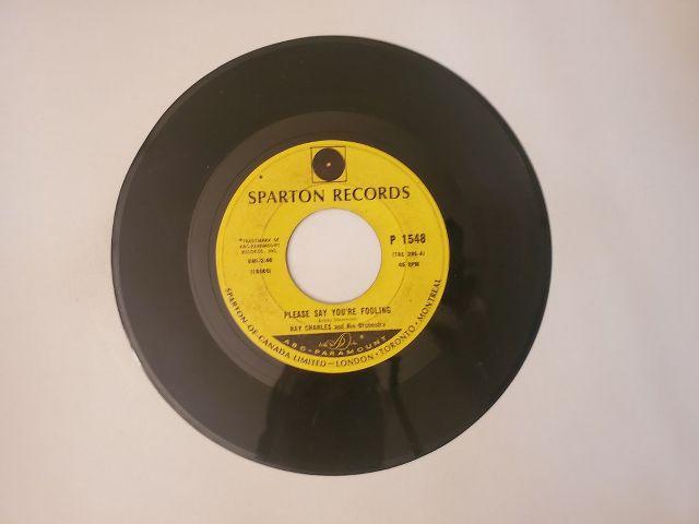 Ray Charles Please Say You're Fooling / I Don't Need No Doctor vinyl record