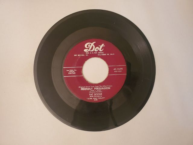 Pat Boone Friendly Persuasion (Thee I Love) / Chains of Love vinyl record