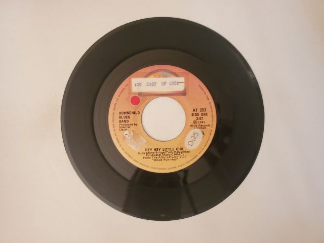 Downchild Blues Band Hey Hey Little Girl / Drivin' Blues vinyl record