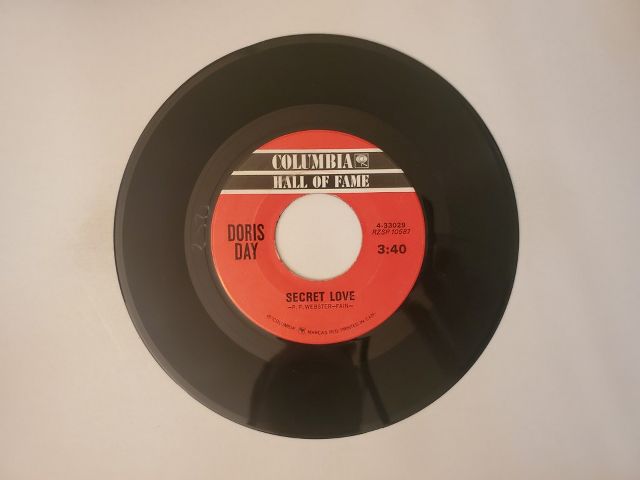 Doris Day Secret Love / Whatever Will Be, Will Be (Que Sera, Sera) vinyl record