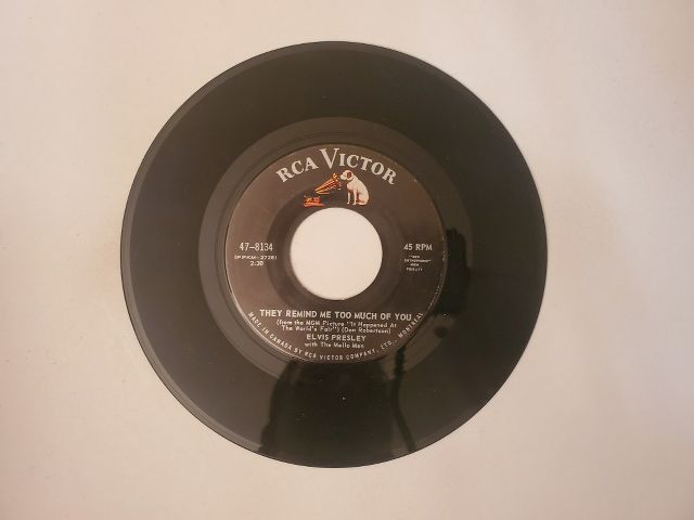 Elvis Presley They Remind Me Too Much of You / One Broken Heart for Sale vinyl record