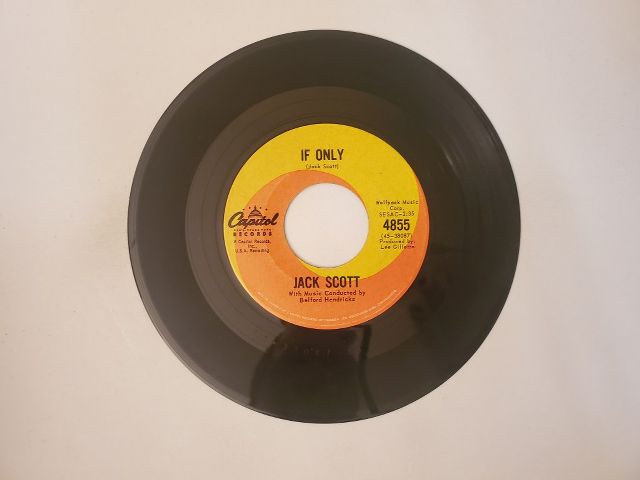 Jack Scott If Only / Green Green Valley vinyl record