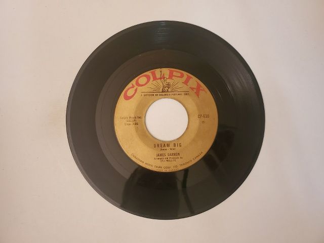 James Darren Dream Big / Conscience vinyl record