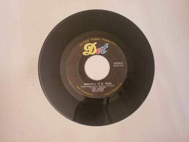 Cliff Richard & The Shadows Wonderful to Be Young / Got a Funny Feeling vinyl record