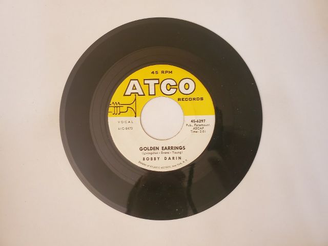 Bobby Darin Golden Earrings / Milord vinyl record