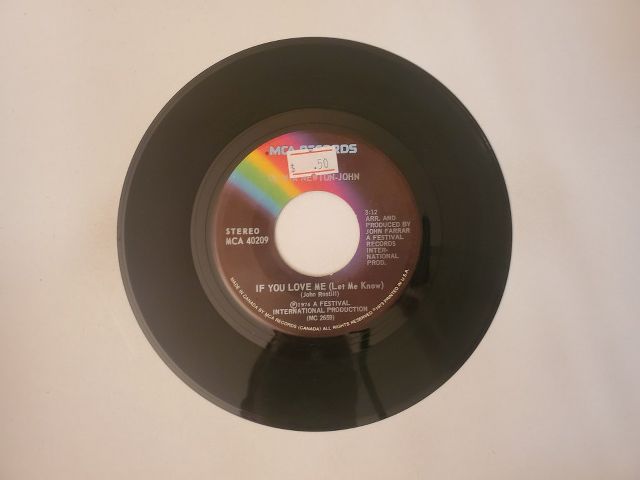 Olivia Newton-John If You Love Me (Let Me Know) / Brotherly Love vinyl record