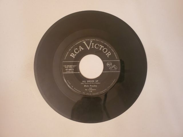 Elvis Presley All Shook Up / That's When Your Heartaches Begin vinyl record