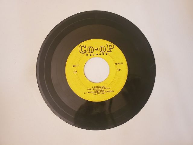 Various Artists (Gordie Coble and Fred McKenna, Bud Brown) Buffalo Gals,I Hain't Gonna Work Tomorrow / Guitar Boogie,It Takes a Worried Man vinyl record